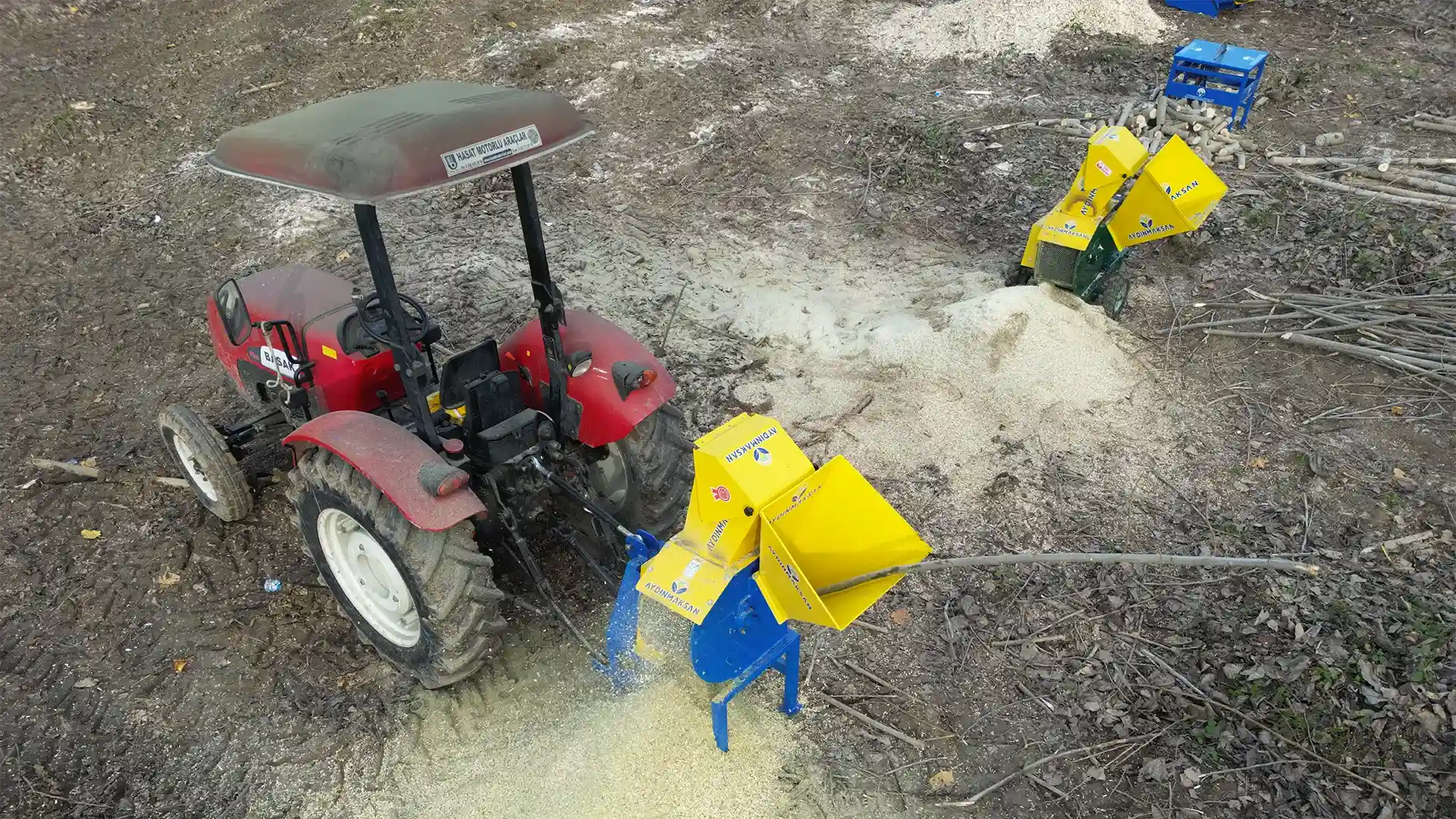 TTM-510 Traktör Arkası Dal Öğütme Makinesi