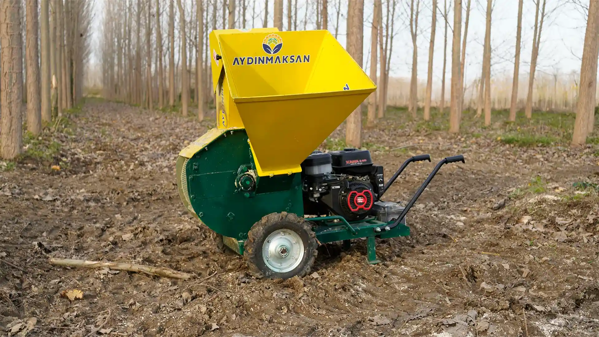 TTM-510B Mobil Benzinli Kırıcılı Talaş Makinesi