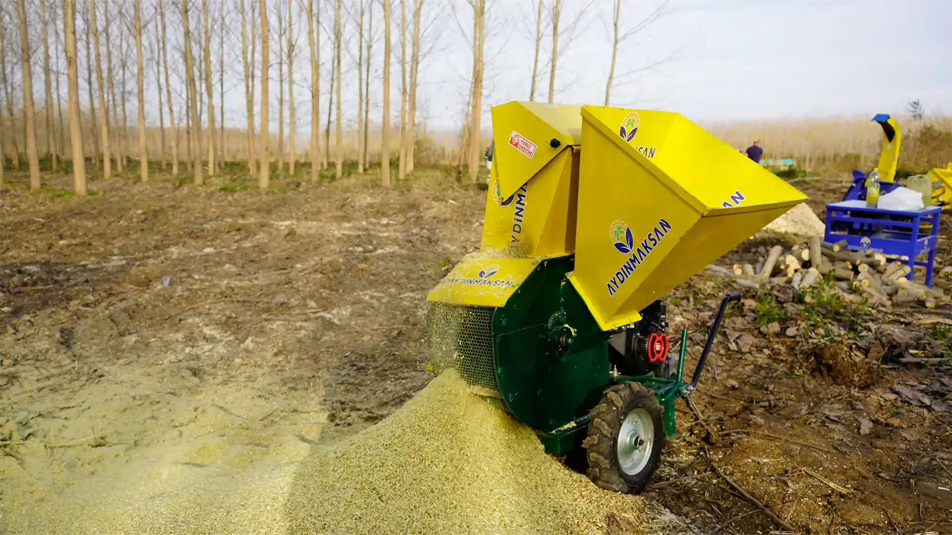 TTM-510B Mobil Benzinli Kırıcılı Talaş Makinesi
